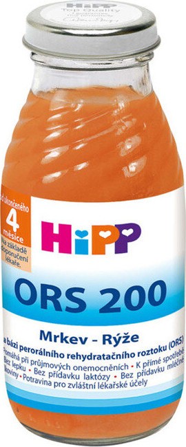 HiPP ORS 200 Mrkvovo-rýžový odvar 200ml