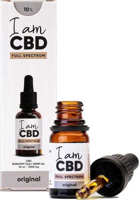 I am CBD Full Spectrum CBD konopný olej 10% 10ml