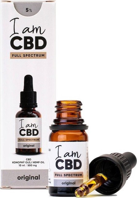 I am CBD Full Spectrum CBD konopný olej 5% 10ml