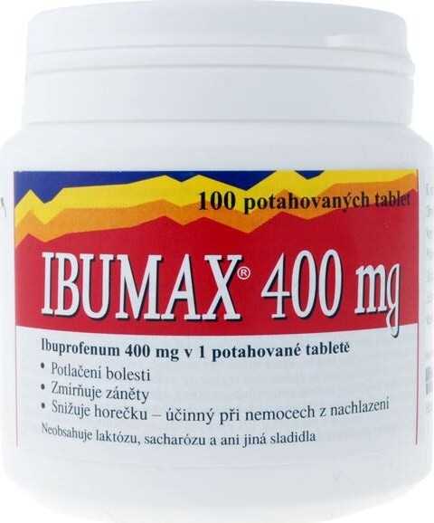 IBUMAX 400MG potahované tablety 100
