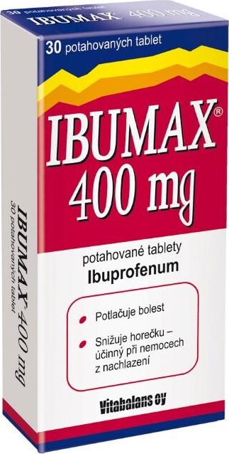 IBUMAX 400MG potahované tablety 30