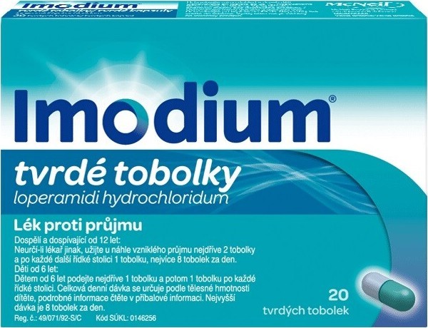 IMODIUM 2MG tvrdé tobolky 20