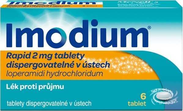 IMODIUM RAPID 2MG perorální TBL DIS 6