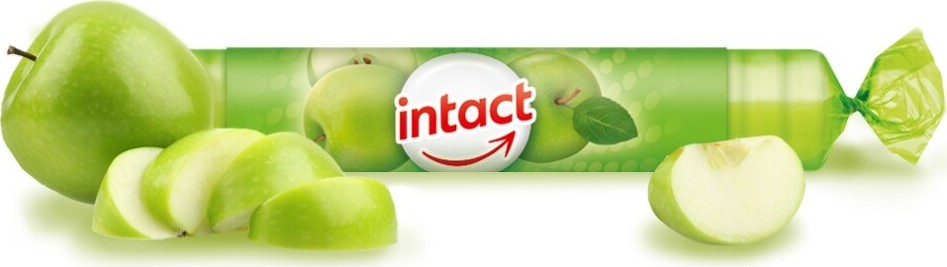 Intact hroznový cukr s vit.C jablko 40g