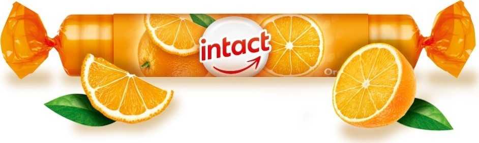 Intact hroznový cukr s vit.C pomeranč 40g
