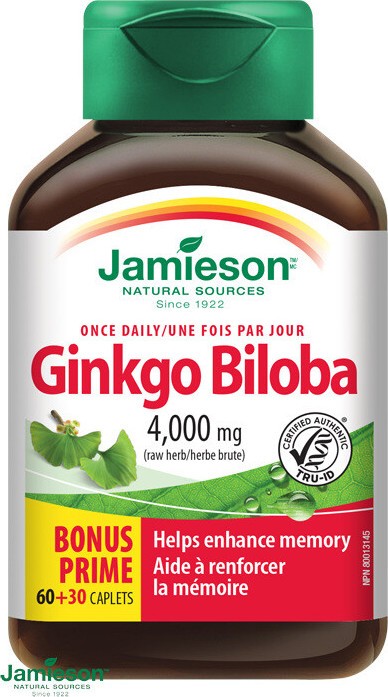 JAMIESON Ginkgo Biloba tbl.90