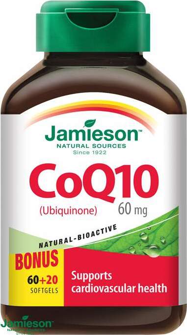 JAMIESON Koenzym Q10 60 mg cps.60+20