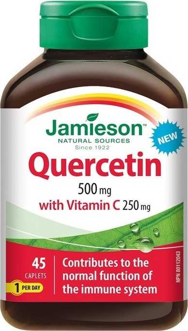 JAMIESON Kvercetin 500 mg s vitamínem C 250mg tbl.45
