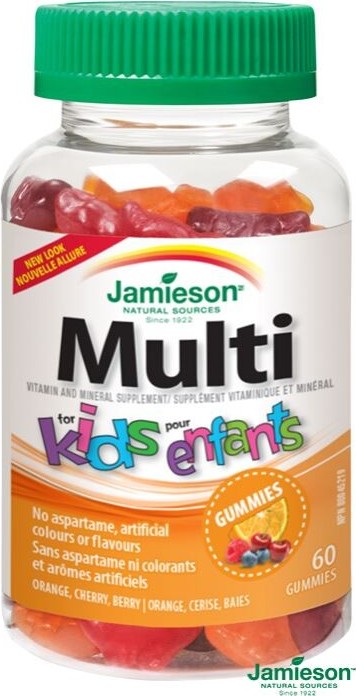 JAMIESON Multi Kids Gummies želatinové pastilky 60ks