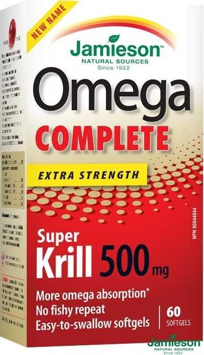 JAMIESON Omega Complete Super Krill 500mg cps.60