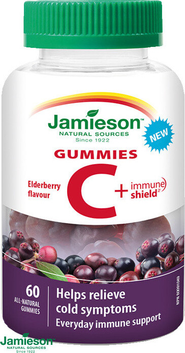 JAMIESON Vitamin C+Immune Shield Gummies pas.60