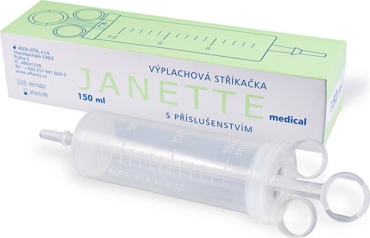 JANETTE stříkačka výplachová balená 150ml