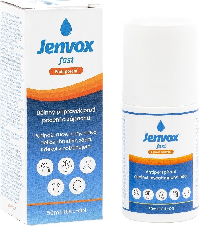 Jenvox Fast pocení a zápach roll-on 50ml