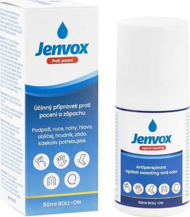 Jenvox pocení a zápach roll-on 50ml