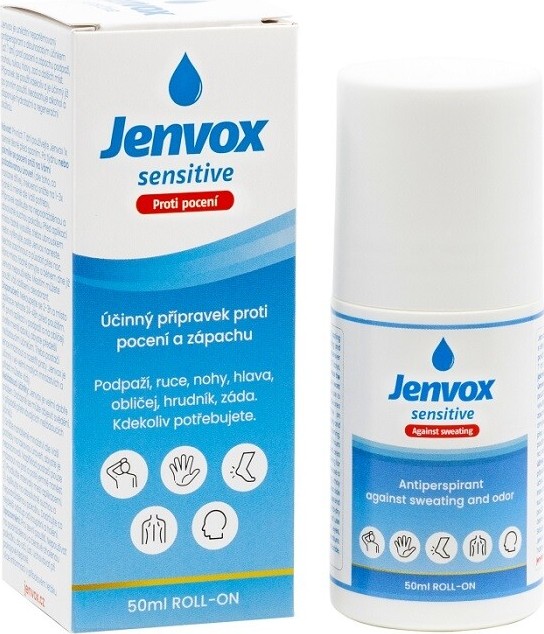 Jenvox Sensitive pocení a zápach roll-on 50ml