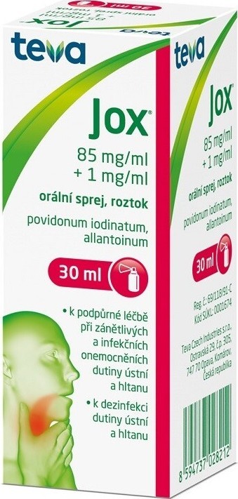 JOX 85MG/ML+1MG/ML orální podání sprej