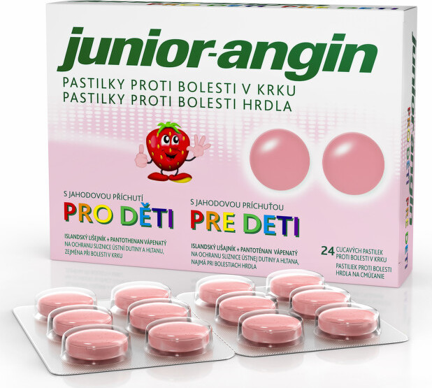 Junior-angin pro děti pastilky 24