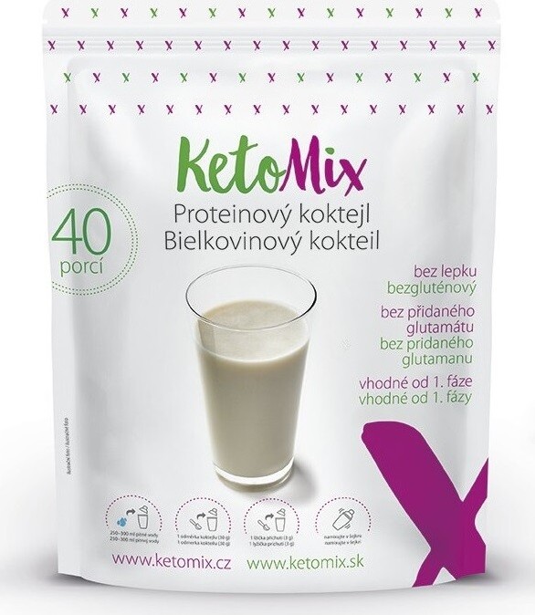 KetoMix Proteinový koktejl 1200g