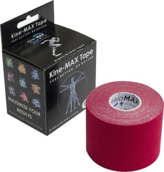 KineMAX Classic kinesiology tape červ. 5cmx5m