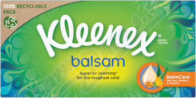 KLEENEX Kapesníky papírové Balsam Box 64ks