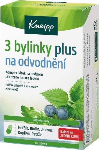 KNEIPP 3 bylinky na odvodnění 60 tobolek