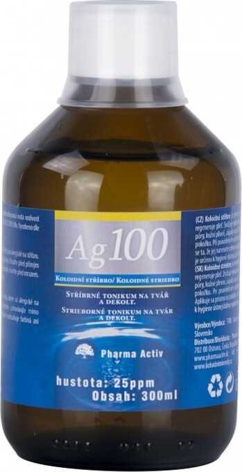 Koloidní stříbro Ag100 25ppm 300ml