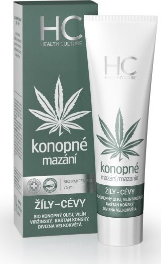 Konopné mazání žíly-cévy 75ml