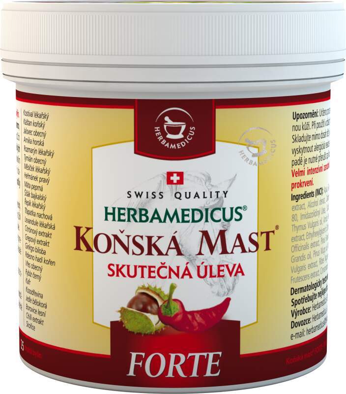 Koňská mast forte hřejivá 250ml