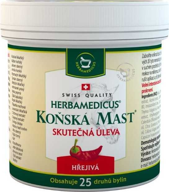 Koňská mast hřejivá 250ml