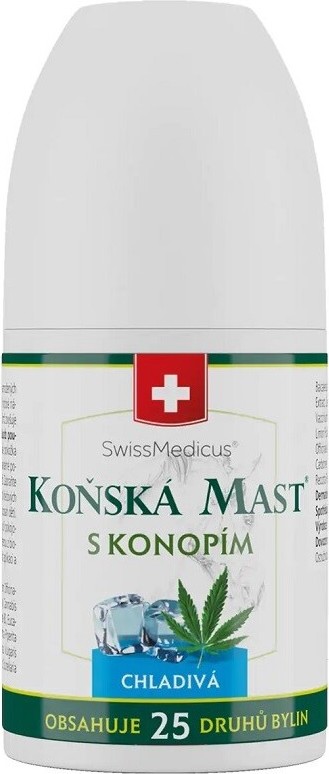 Koňská mast s konopím chladivá roll-on 90ml