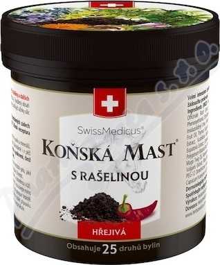 Koňská mast s rašelinou hřejivá 250 ml