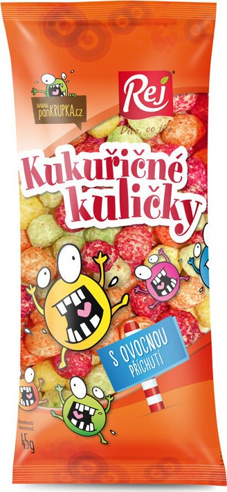 Kukuřičné ovocné kuličky bezlepkové 45g