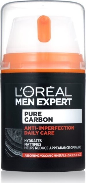 L'Oréal Paris Men Expert Pure Carbon Denní krém proti nedokonalostem 50 ml