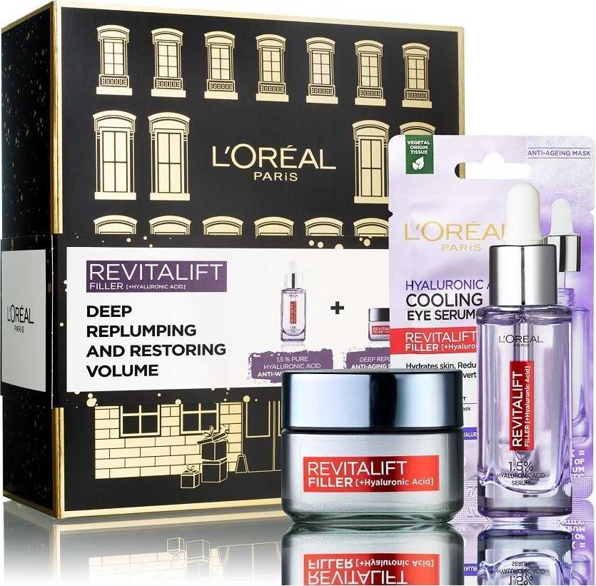 L'Oréal Paris Revitalift Filler pro omlazení pleti vánoční dárkové balení
