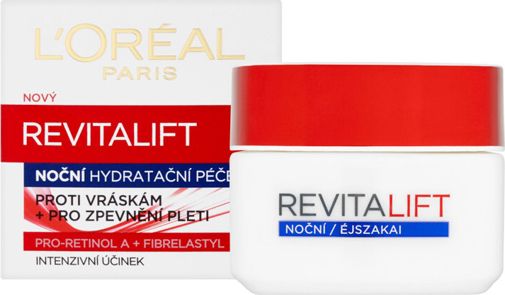 L’Oréal Paris Revitalift noční krém proti vráskám a pro zpevnění pleti 50ml