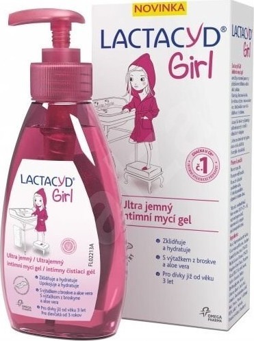 Lactacyd Girl ultra jemný intimní mycí gel 200ml