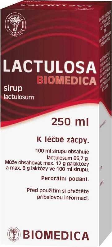 LACTULOSA BIOMEDICA 667MG/ML sirup 250ML