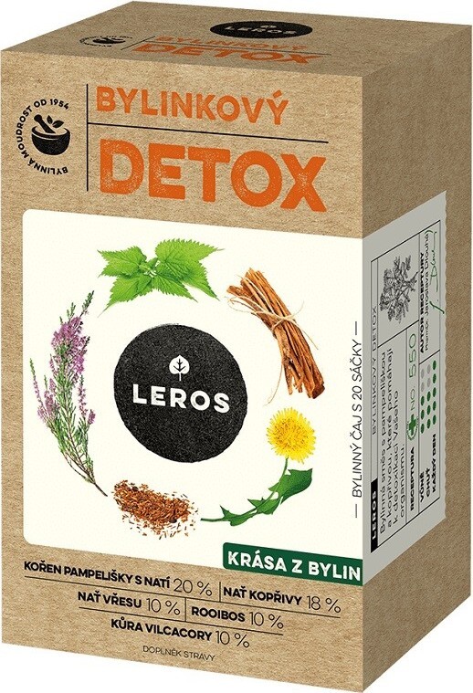 LEROS Bylinkový Detox 20x1.5g