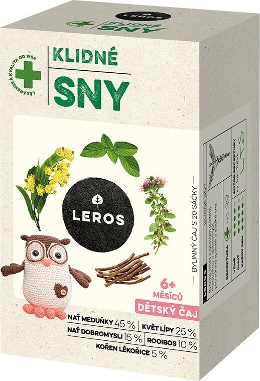 LEROS Dětský čaj Klidné sny 20x1.5g