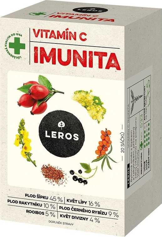 LEROS Imunita Vit.C Šípek&Rakytník n.s.20x2g