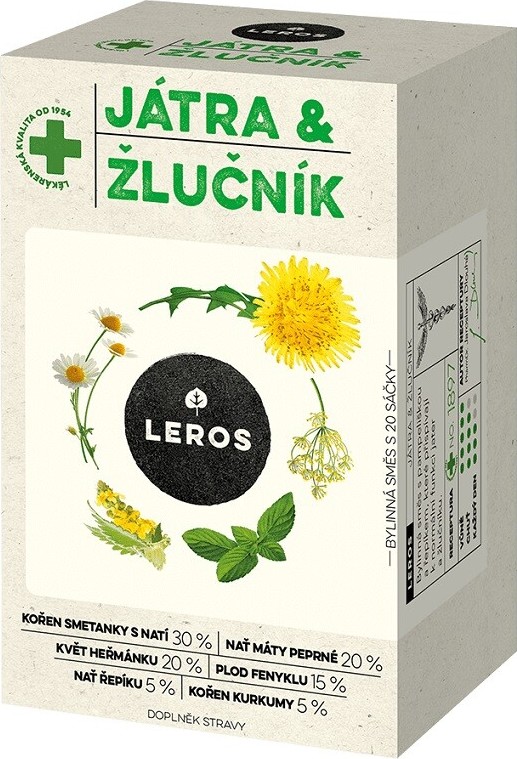 LEROS Játra & žlučník 20x1.5g