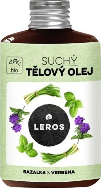 LEROS suchý tělový olej bazalka & verbena 100ml