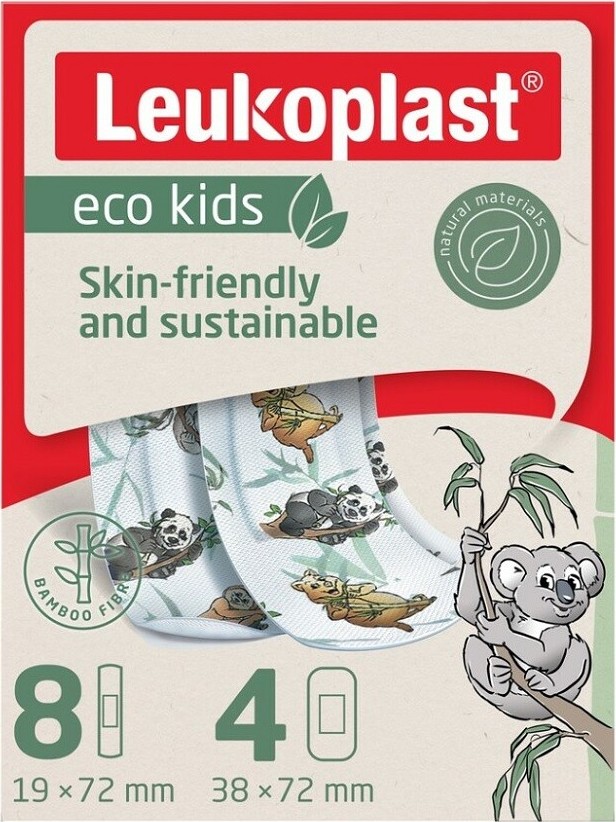 Leukoplast ECO Kids náplast 2 velikosti 12ks