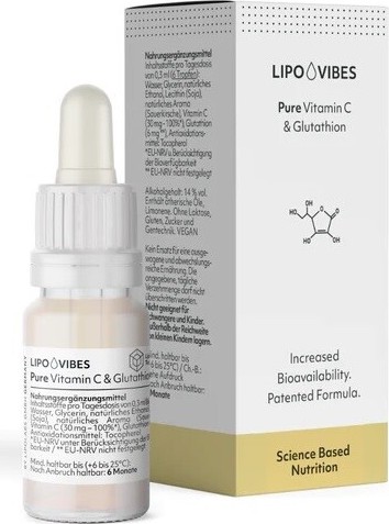 Lipovibes Pure Vitamin C&Glutathion 10ml