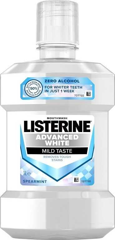 LISTERINE ADVANCED WHITE Mild Taste 1L