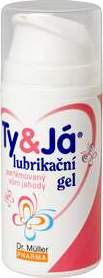 Lubrik.gel Ty&Já parf.vůní jahody 100ml Dr.Müller