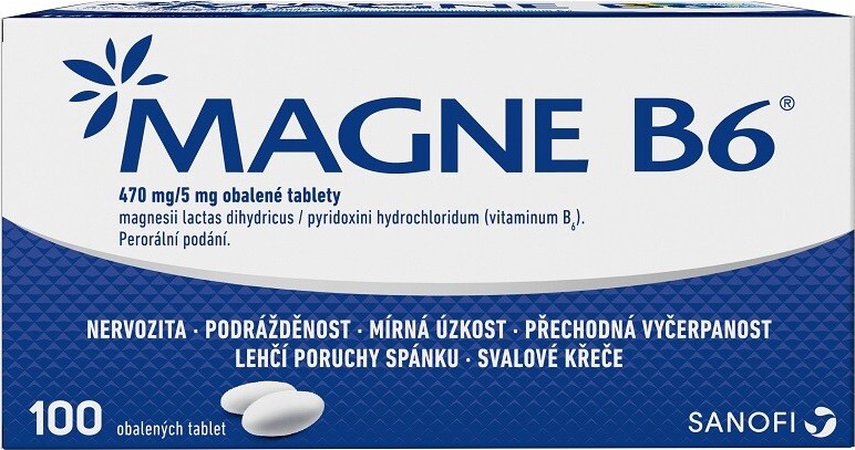 MAGNE B6 470MG/5MG obalené tablety 100