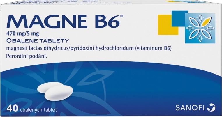 MAGNE B6 470MG/5MG obalené tablety 40