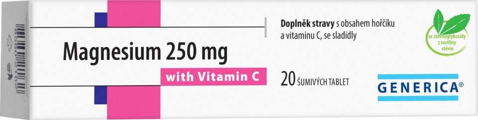 Magnesium 250mg tbl.eff.20 s vitam.C Generica