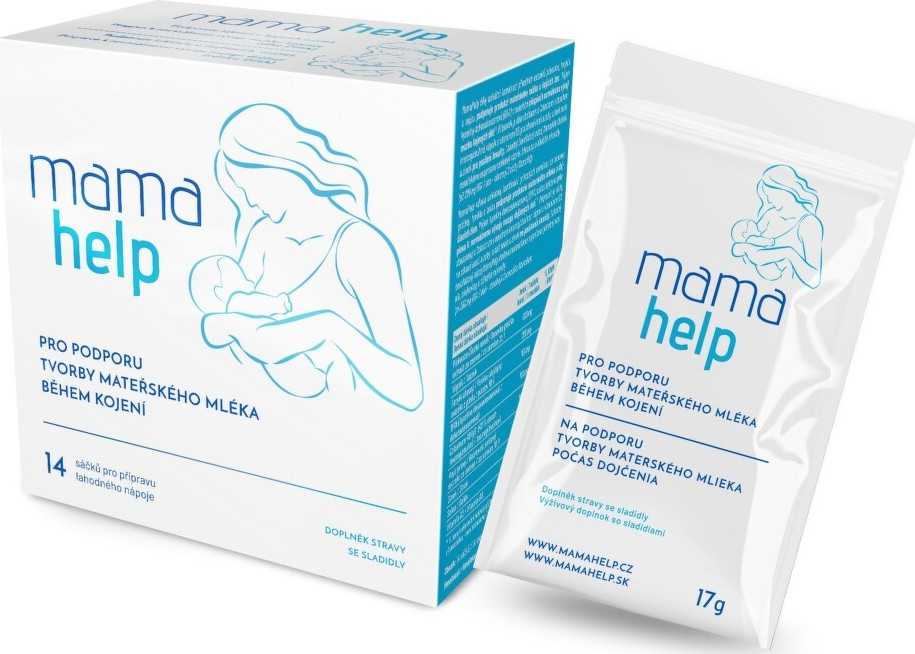 MamaHelp podpora laktace 14 sáčků s čoko.příchutí